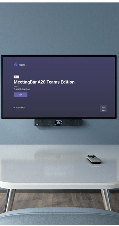 Barre de visioconférence - YEALINK A20 - caméra UHD 4K, 8 microphones MEMS, pour réunions jusqu'à 8 participants_1
