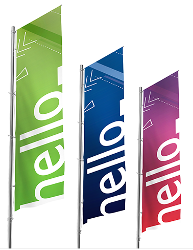 Drapeau personnalisé sur mesure - toutes tailles disponibles, lavable, adapté aux intempéries_1