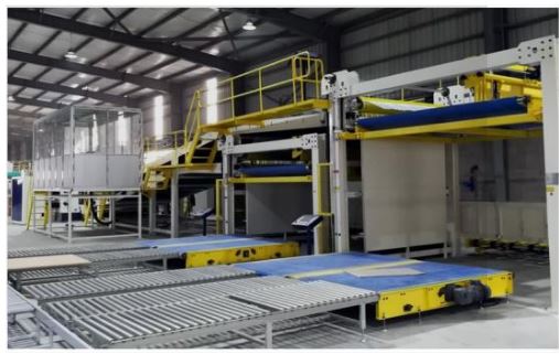 Ligne de production rapide de carton ondulé 3 plis - contrôle Siemens PROFIBUS - 1200-2500mm - 150-250 m/min_1