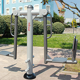 Matériel pour extension des jambes - Agrès fitness en acier poudré - Dimensions 2,18 x 0,4 x 1,66 m_1