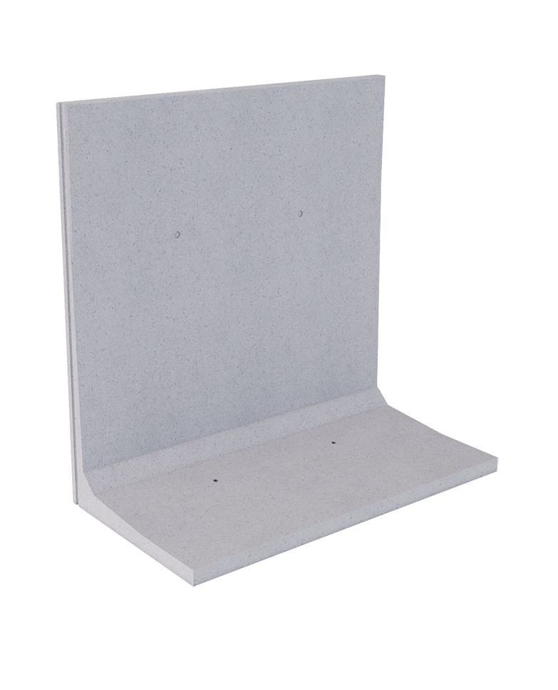 Mur de stockage et de soutènement en béton, certifié pour une construction pérenne_1