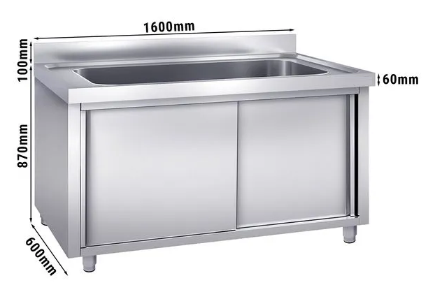 Plonge batterie 160x60cm sur meuble_1