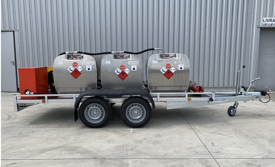 Remorque citerne 2700L gasoil GNR_1