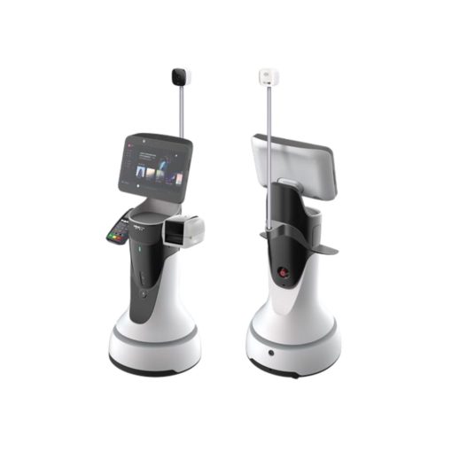 ROBOT ACCUEIL ET RÉCEPTION ASSISTANCE À LA PERSONNE ET TÉLÉCOMMUNICATION MINI BOT ORIONSTAR EUROPE_1