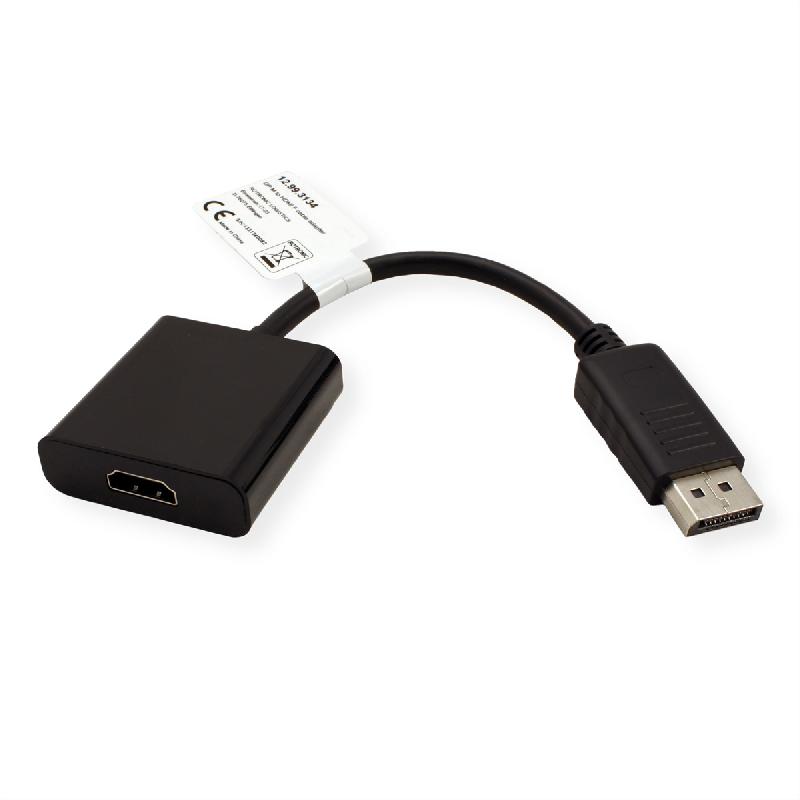 Value adaptateur displayport - hdmi, dp m-hdmi f_1