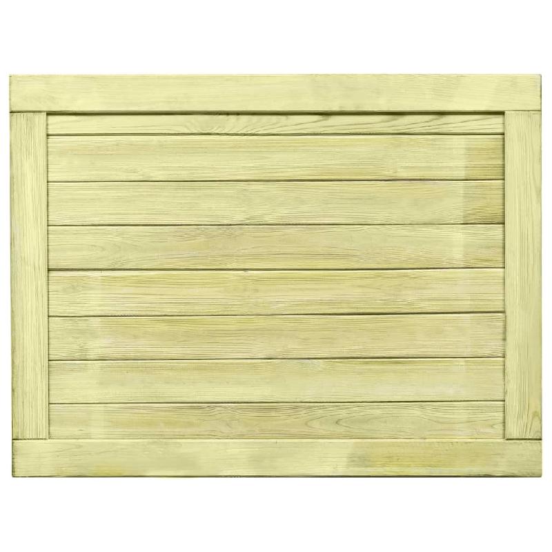 Vidaxl portail de jardin bois de pin imprégné 75x100 cm 45332_1