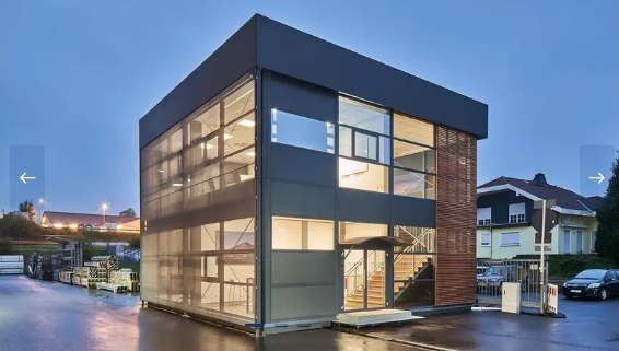 Bâtiments commerciaux et administratifs premium HTS TENTIQ GmbH - Structures pour expositions, showrooms et bureaux_1