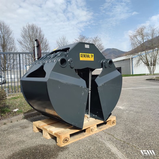 Benne preneuse Série GMBOT2 - grande capacité, double vérins, structure renforcée en FE 510_1