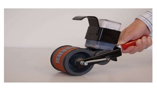 Codeur rotatif manuel - Solution souple et économique pour une grande variété de supports - Marquage par contact avec caractères en caoutchouc_1