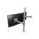 Dataflex bras à fixer/pincer Viewlite 58142 - Support double écran ajustable - rotation 360° - aluminium_1