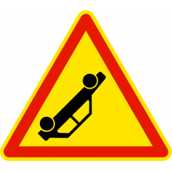 Panneau de danger annonce d'un accident AK31 - WP Signalisation - gamme Innov_1
