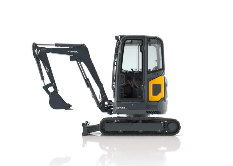 Pelle compacte Hyundai HX30A Z - 3 tonnes - Moteur Stage V - Déport arrière nul_1