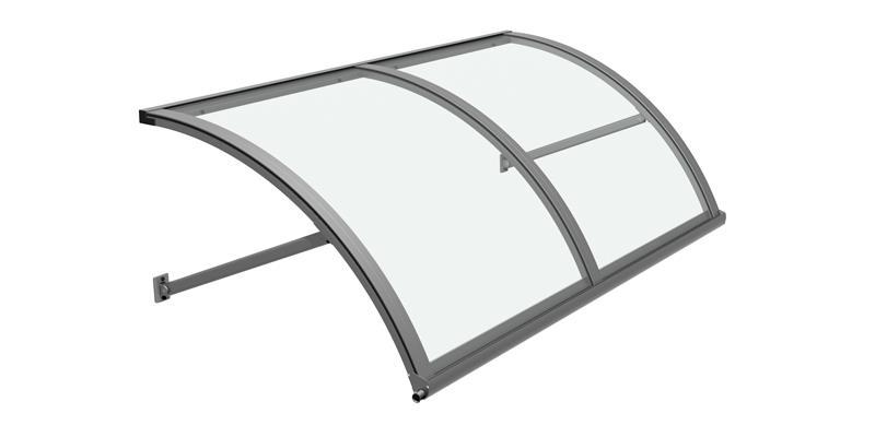 Scudo - Marquise robuste pour protection contre intempéries, vent et neige_1