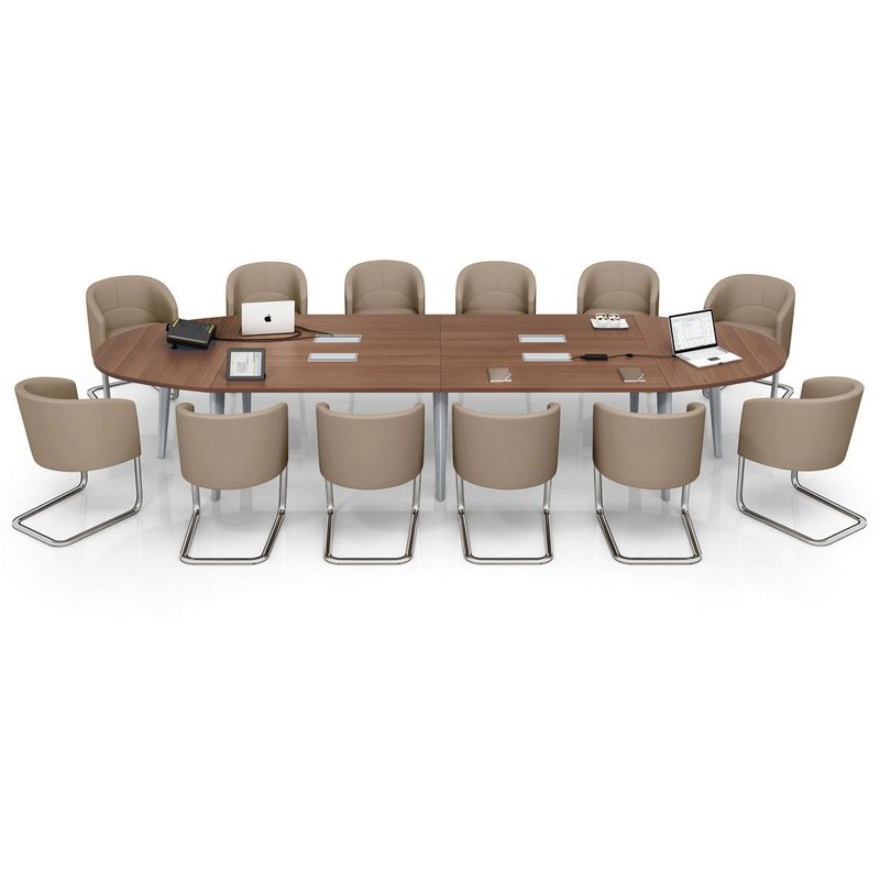 Table de conférence Multi-Meeting Business - Prestige et Privilège - Plateaux bois massif ou mélaminé haute densité_1