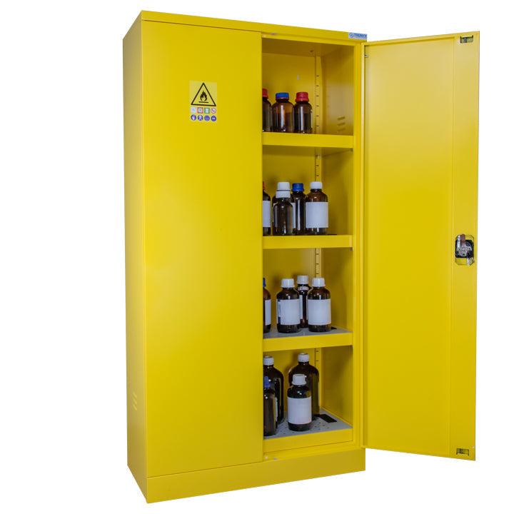 Armoire de sécurité produits dangereux haute 2 portes 240 L - AL305 - Jaune_1