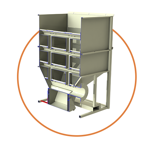 Conteneur  à céréales solide, pratique et ventilable pour le stockage_1