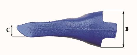 Dents de godet Fastkey FK4 DPE - Références FK4 DPE - Poids 4.50 Kg - Dimensions précises_1