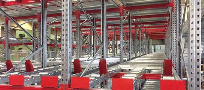 Rayonnage dynamique pour palettes - Esnova Racks S.A - Système de stockage pour flux optimal_1