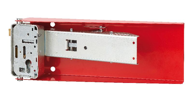Serrure à plastron boîtier CP droite - pour portes de secours, compatible bois ou tôle - THIRARD_1