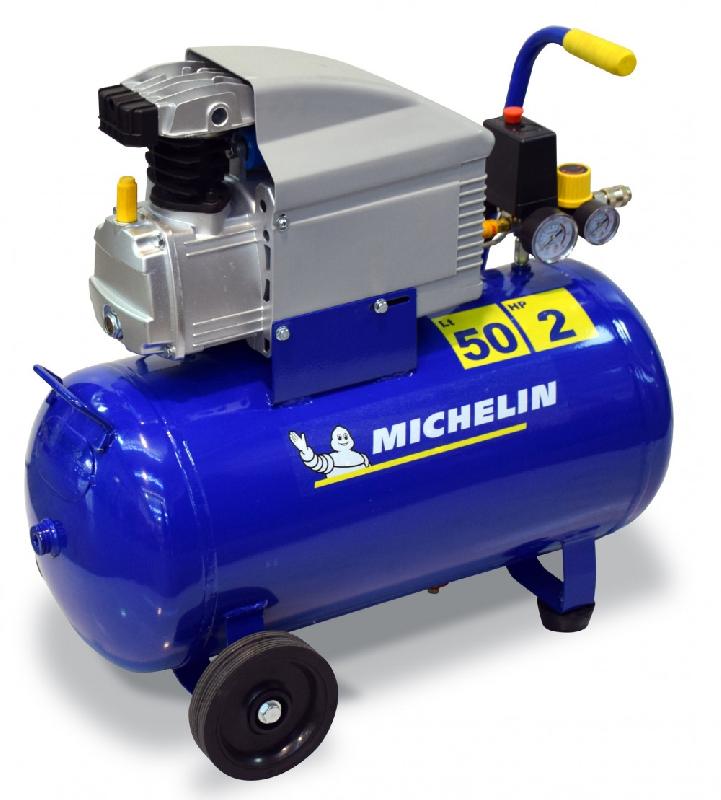 Compresseur d'atelier MICHELIN MB50 - 50 L - 2 CV - 230 V - Tête lubrifiée - Usage polyvalent_1