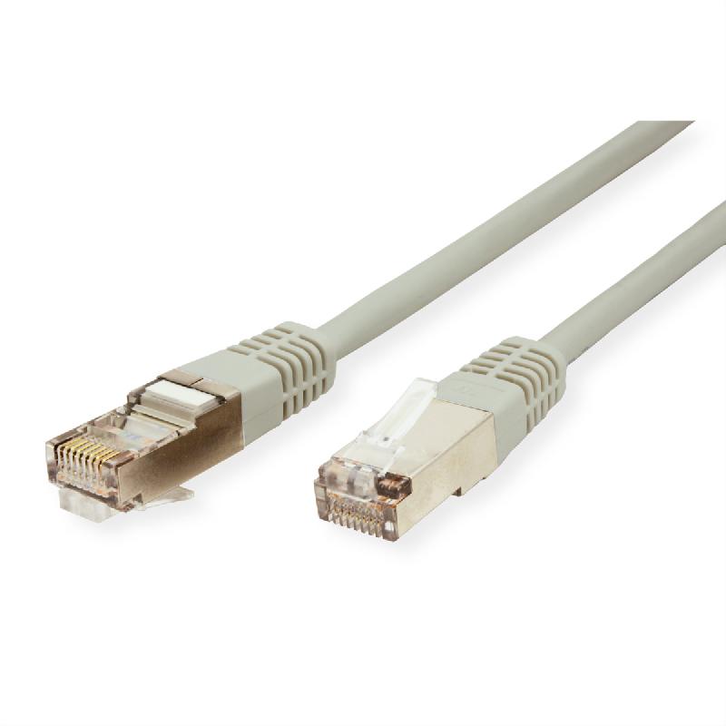 Cordon ROLINE Cat.5e (Classe D) FTP, gris, 2 m_1