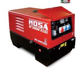 Groupe électrogène diesel MOSA GE 20000 KS/GS - 18 kVA triphasé - compact et insonorisé_1