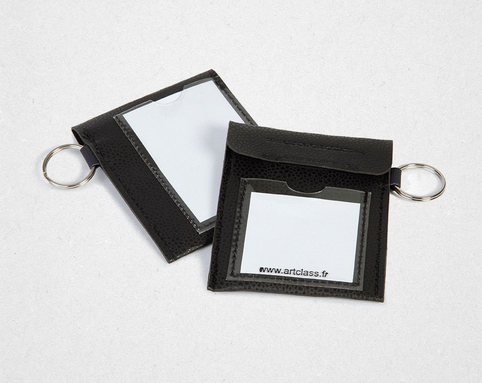 Porte carte avec porte-clés pour documents et clés véhicule_2