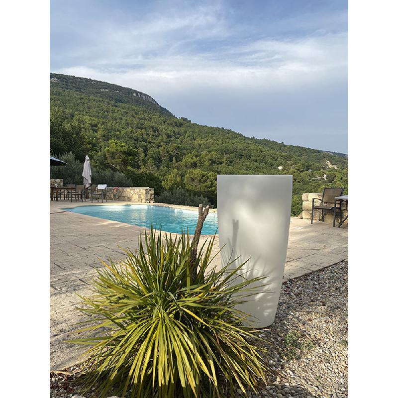 Pot de fleurs conique Delight 200L lumineux - polyéthylène HD - fabrication française - kit d'éclairage inclus_1