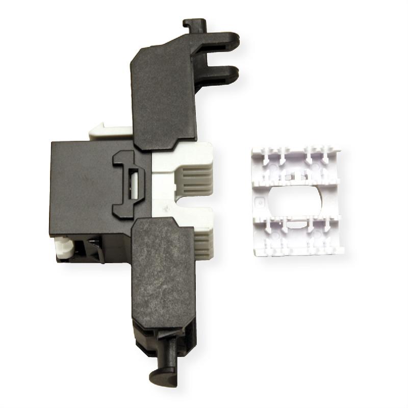 ROLINE Keystone Cat.6A (Classe EA), RJ-45, non-blindé, sans outil, noir_1