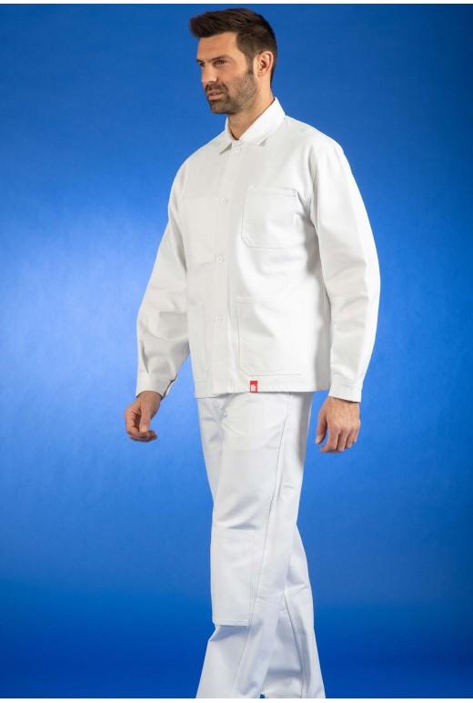 Veste de travail multipoches - Polyester Coton - Réf. 110*pc2 - Blanc, Bugatti, Vert US, Gris Postman_1