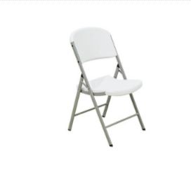 ZL-D48 - Chaise pliante en plastique avec cadre en acier - Zhejiang Huzoli Metal Products Co., Ltd - Blanc ou coloré_1
