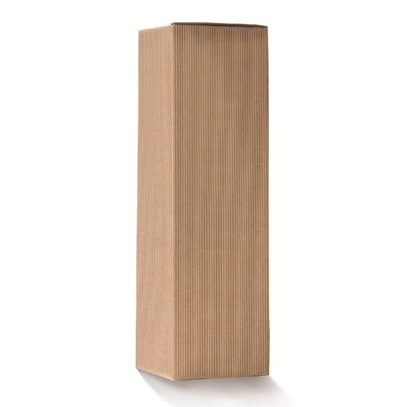 Boîte 1 bouteille en carton micro-cannelure 9x9x33cm - par 20_1
