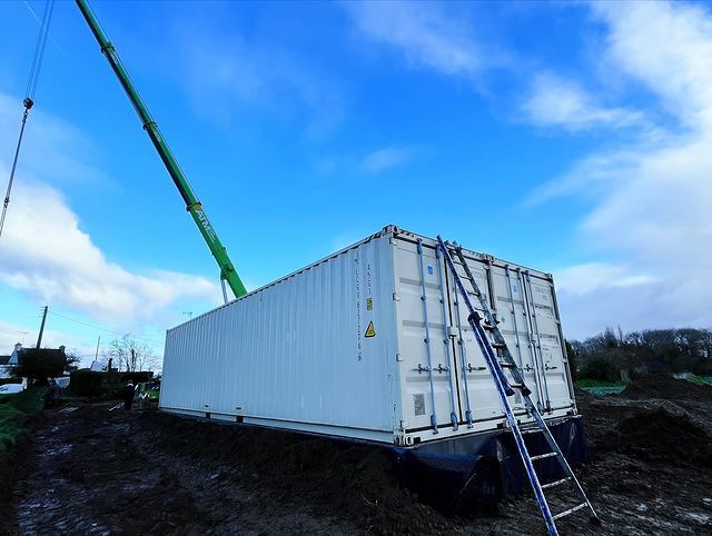 Container maritime 40 pieds High Cube 1er voyage_1