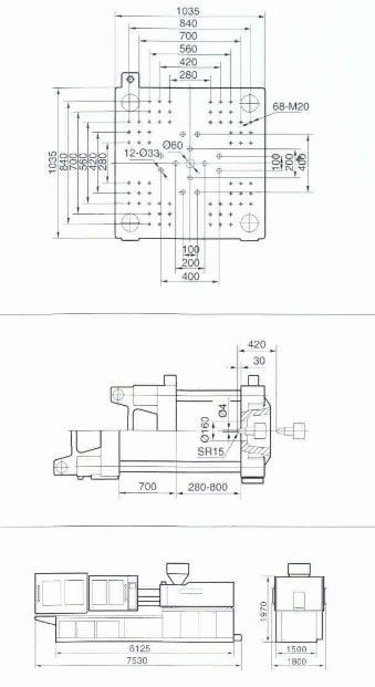 HX 388 - Machine de moulage par injection plastique - Hysion - Capacité 1502 cm³ - Haute précision et serrage direct_1