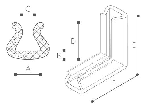Coin en U - 515752 – 57 mm_1