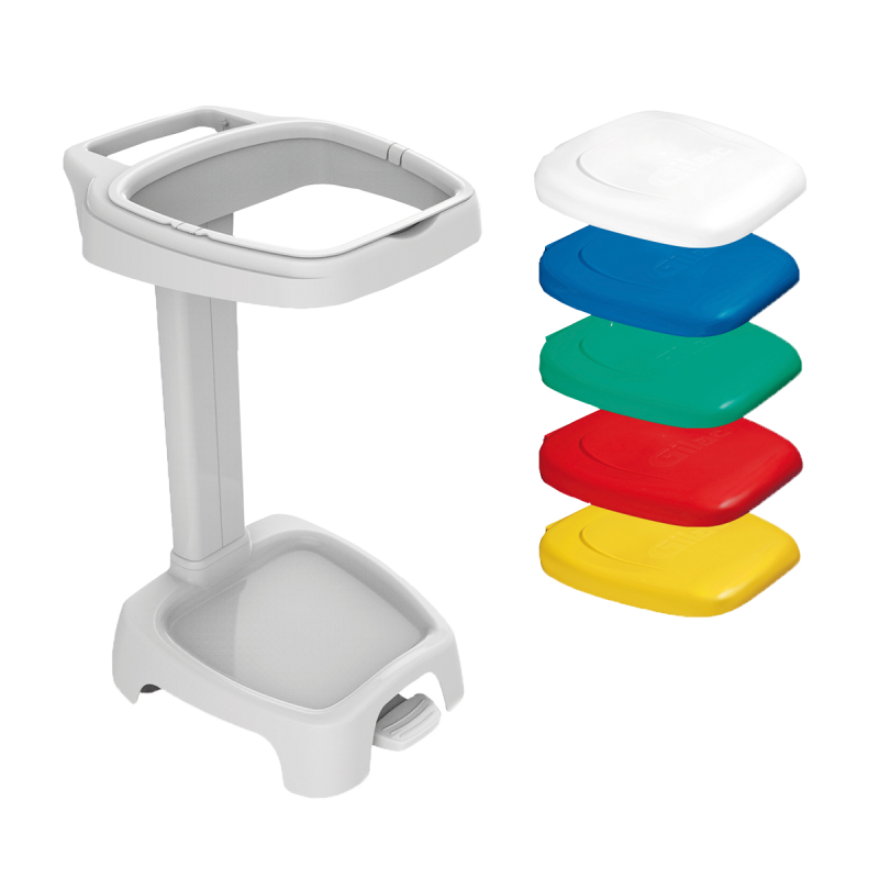 Couvercle pour support sac 120L Gilac - Blanc_1