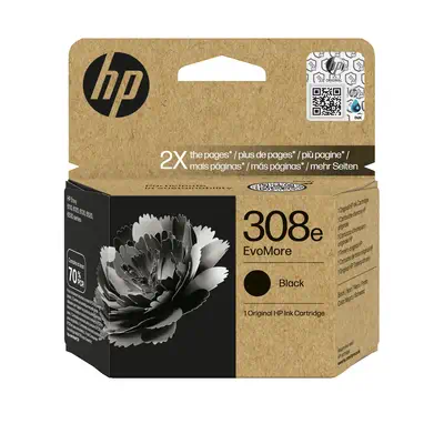 HP 308e Cartouche dencre authentique Noir EvoMore_1