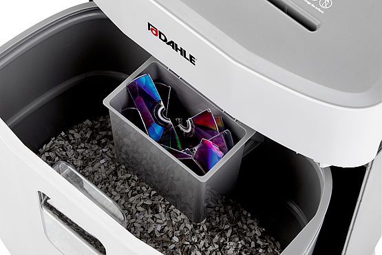 Papersafe 240 - destructeur de papier professionnel - Novus - coupe croisée P-4 - dimensions 545 x 443 x 273 mm - réf. 23240-16171_1