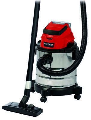 Aspirateur eaux et poussières sans fil Einhell TC-VC 18/20 Li S-Solo - Cuve inox 20L - Power X-Change_1