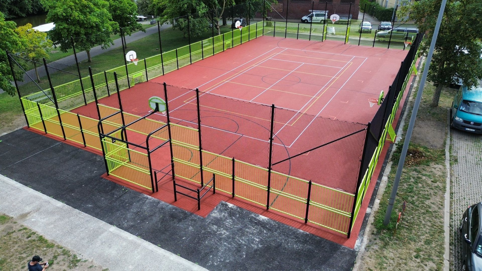 Terrain Multisports - Classico en acier galvanisé_1