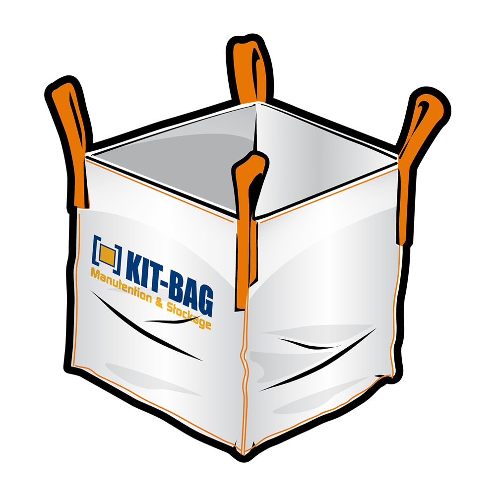 Big bag 1 m3 - jupe de remplissage et goulotte de vidange - palette complète de 250 pièces_1