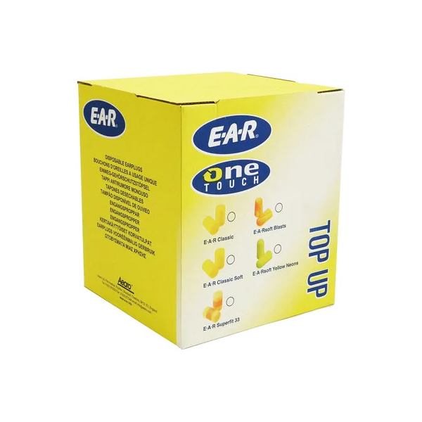 Bouchons d'oreilles jetables anti-bruit 3M E-A-RSoft en PU - Atténuation 36dB - PAB10_1