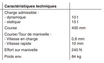 Cric chandelier pour remorque - haacon - capacité de charge de 15 t_1