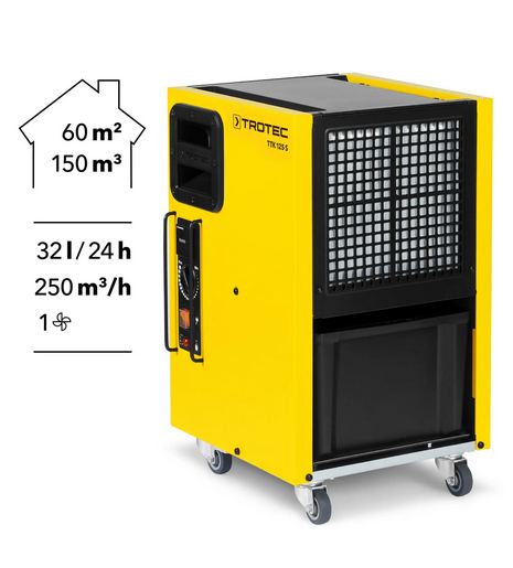 Déshumidificateur TTK 125 S - compact, puissant, avec compresseur rotatif et design industriel breveté_1