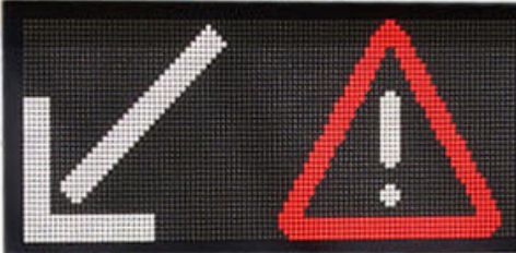 Panneau d'affichage lumineux LED - Newlake Elec - bicolore ou RVB pleine couleur - Taille 1.12 x 2.1m_1