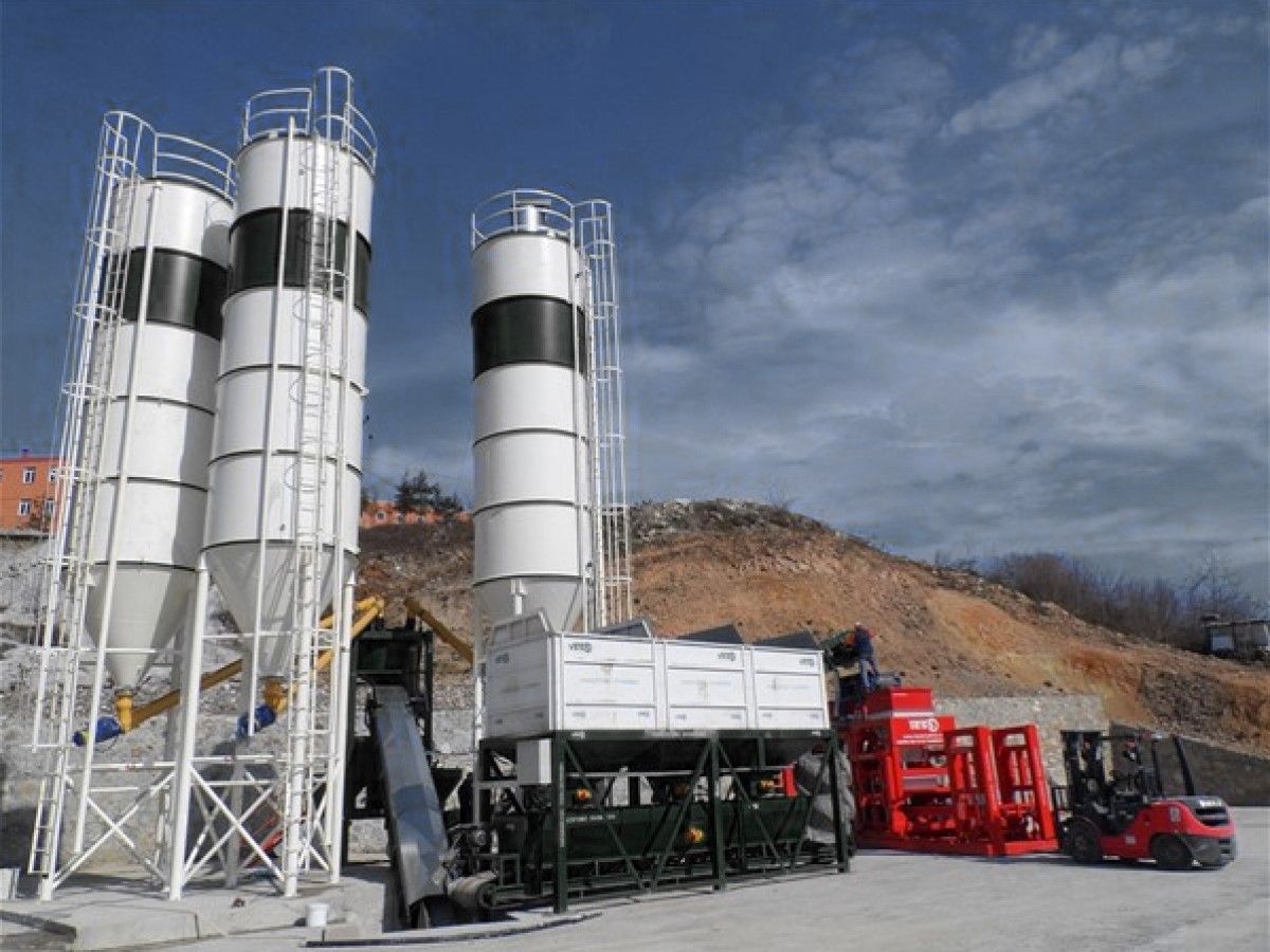 Centrale à béton à vendre - Capacités disponibles : 200 m³, 180 m³, 150 m³, 120 m³, 90 m³, 60 m³ et 30 m³_1