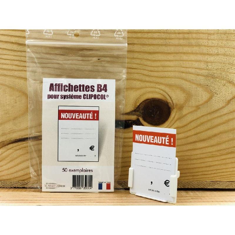 Affichettes bouteille pour Clipocol Nouveauté 4,8x6,5cm - par 50_1