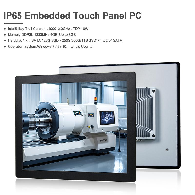 Panel PC industriel fanless 19 pouces SXGA - EVI-19SRC-12th - Intel Core 12e génération, tactile capacitif, IP66_1