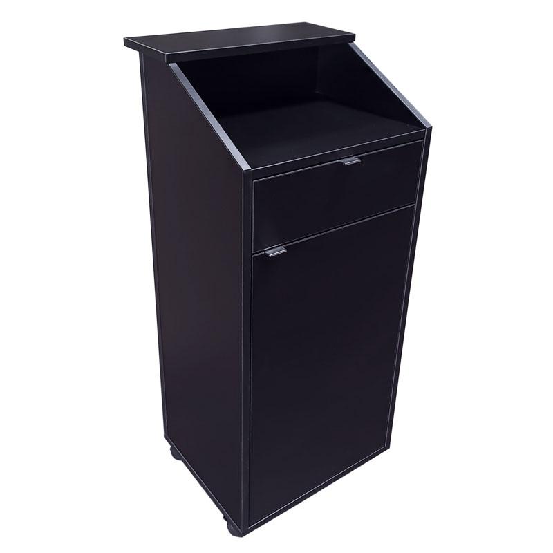 Meuble desserte d'accueil restaurant - NOIR_1