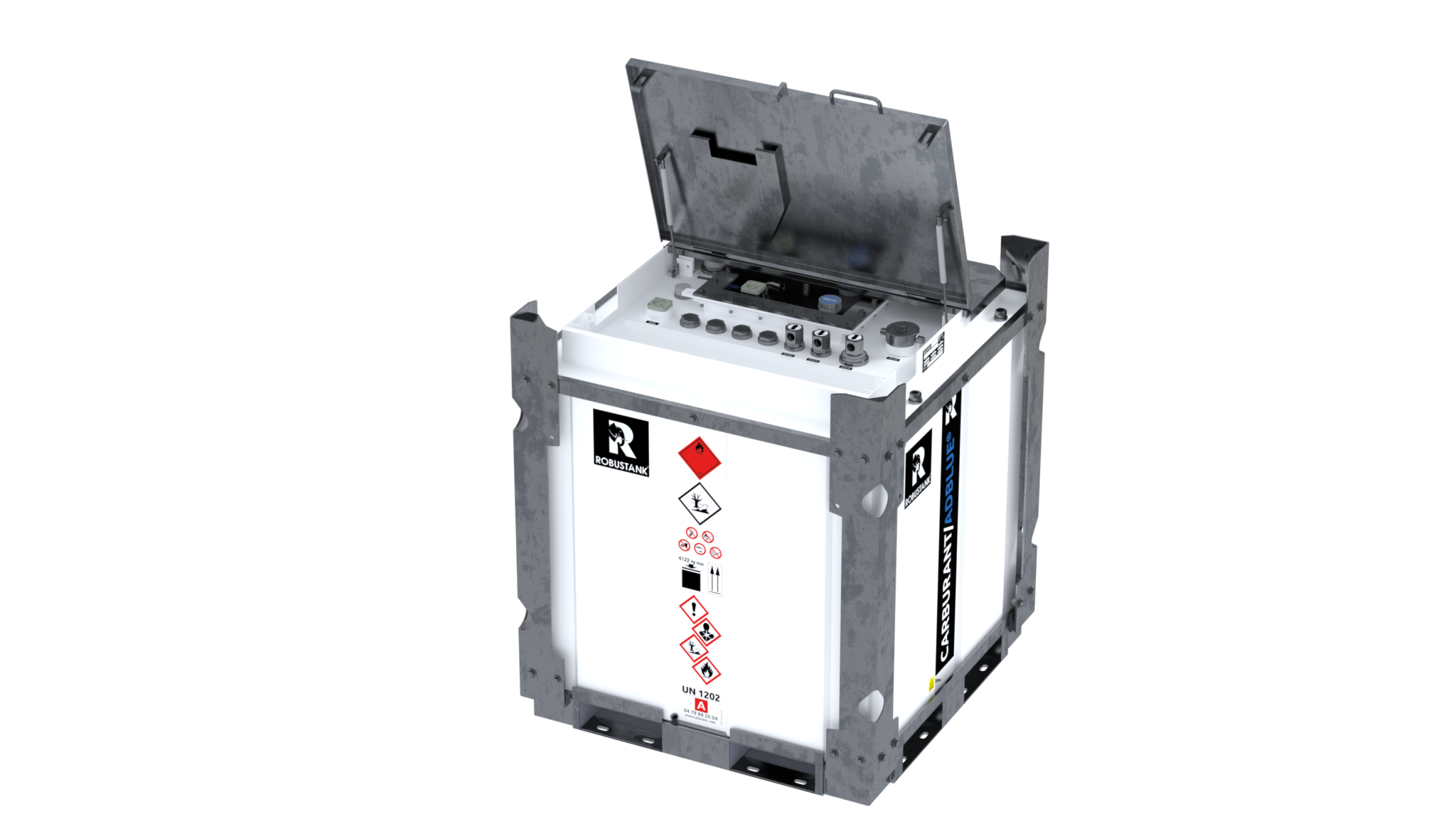 Cuve de transport et de ravitaillement multiproduits : gasoil, fuel et gnr ainsi que de l'adblue - robustank mixte - rt-adb - alorem_1